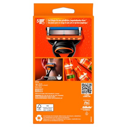 Artikelbild 3 für Gillette FUSION 5 Nassrasierer Herren, Artikelnummer 272159