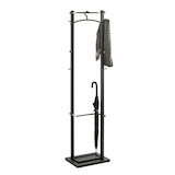 Artikelbild 1 für HAKU Möbel Kleiderständer 54527 schwarz Metall 10 Haken 40,0 x 175,0 cm, Artikelnummer 340537