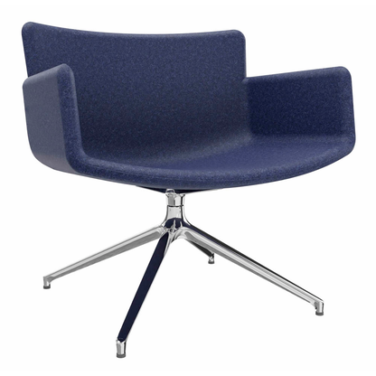 Artikelbild für fm Sessel LODUS dunkelblau chrom Stoff 86,0 x 86,0 x 80,0 cm, 1 St., Artikelnummer 448748