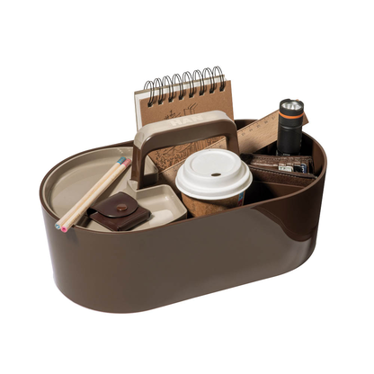 Artikelbild 2 für HAN Schreibtisch-Organizer Toolbox Loft braun Kunststoff 4 Fächer 34,0 x 18,7 x 18,8 cm, Artikelnummer 630789