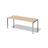 Artikelbild 1 für BISLEY Cito höhenverstellbarer Schreibtisch ahorn, silber rechteckig, 4-Fuß-Gestell silber 200,0 x 80,0 cm, Artikelnummer 257194