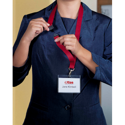 Artikelbild 2 für DURABLE Lanyards 813701, Textilband, schwarz, 10 St., Artikelnummer 583328