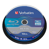 Artikelbild 1 für verbatim Blu-ray BD-R 50 GB Double Layer, 10 St., Artikelnummer 748566