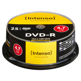 Artikelbild 1 für Intenso DVD-R 4,7 GB, 25 St., Artikelnummer 827048