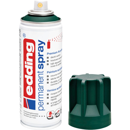 Artikelbild 2 für edding 5200 Acrylspray Sprühfarbe moosgrün matt, 1 St., Artikelnummer 495121