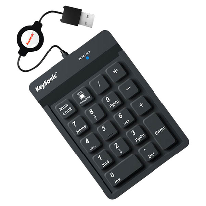 Artikelbild 2 für RaidSonic ICY BOX® ACK-118BK Nummernblock kabelgebunden schwarz, Artikelnummer 105389