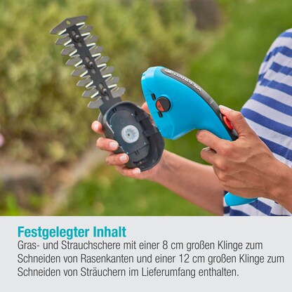 Artikelbild 9 für GARDENA ClassicCut Li Akku-Strauch- und Grasschere 3,6 V, Artikelnummer 212546