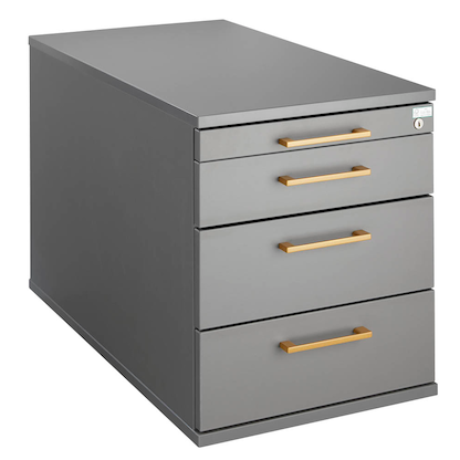 Artikelbild für HAMMERBACHER Solid Rollcontainer grafit 4 Auszüge 42,8 x 80,0 x 51,2 cm, Artikelnummer 297992