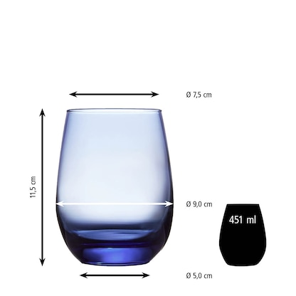 Artikelbild 3 für Libbey® Trinkgläser Stemless 451,0 ml, 12 St., Artikelnummer 645347