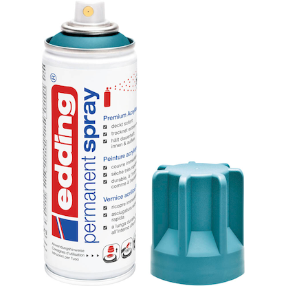 Artikelbild 2 für edding 5200 Acrylspray Sprühfarbe petrol matt, 1 St., Artikelnummer 495137