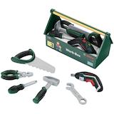 Artikelbild 1 für klein Spielzeug-Werkzeugkoffer 8510 grün, grau, Artikelnummer 604160