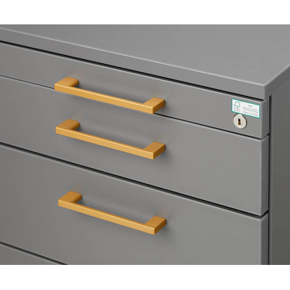 Artikelbild 6 für HAMMERBACHER Solid Rollcontainer grafit 4 Auszüge 42,8 x 80,0 x 51,2 cm, Artikelnummer 297992