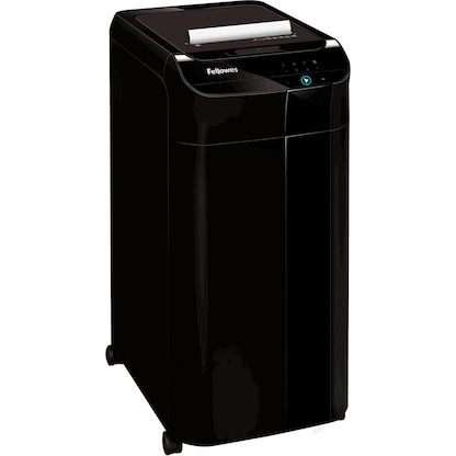 Artikelbild für Fellowes AutoMax 450C Aktenvernichter mit Partikelschnitt P-4, 4 x 38 mm, bis 450 Blatt, schwarz, Artikelnummer 527808