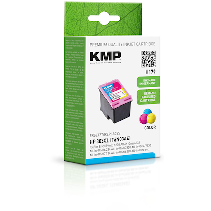 Artikelbild 2 für KMP H179 color Druckerpatrone kompatibel zu HP 303XL (T6N03AE), Artikelnummer 700272