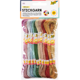 Artikelbild 1 für folia Garn METALLIC zum Sticken glänzend mehrfarbig 1,0 mm x 8,0 m, Artikelnummer 690386