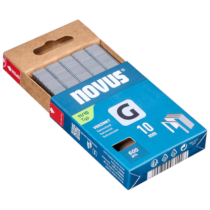 Artikelbild 4 für novus Tackerklammern Flachdraht 11/10, 600 St., Artikelnummer 712247