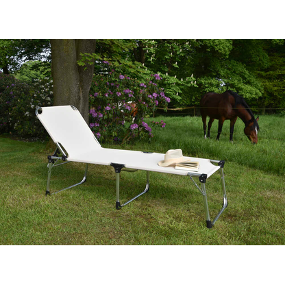 Artikelbild 2 für Garden Pleasure Sonnenliege ABACO braun Aluminium, Artikelnummer 795868