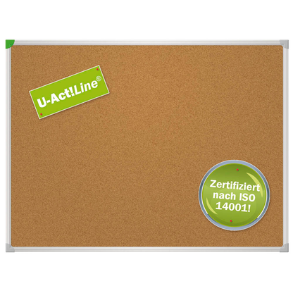 Artikelbild für FRANKEN Pinnwand U-Act!Line® 160,0 x 120,0 cm Kork braun, Artikelnummer 532313