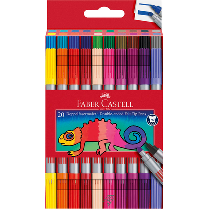 Artikelbild für FABER-CASTELL Filzstifte farbsortiert, 20 St., Artikelnummer 419141