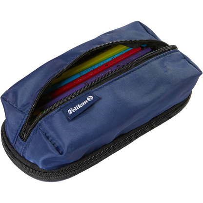Artikelbild 9 für Pelikan Schlampermäppchen Quattro Twill dunkelblau, 22,3 x 11,0 cm, Artikelnummer 726721