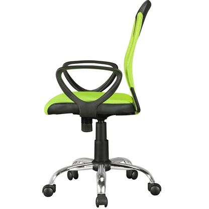 Artikelbild 3 für AMSTYLE Kinderdrehstuhl, SPM1.356 Stoff grün, Gestell silber, Artikelnummer 906117