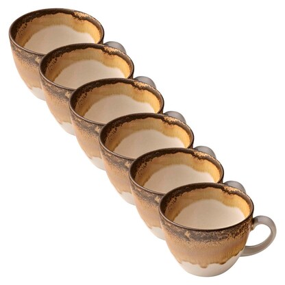 Artikelbild für HEART & SOUL Kaffeetassen Perfect Match Cumin hellbraun 0,21 l, 6 St., Artikelnummer 108609