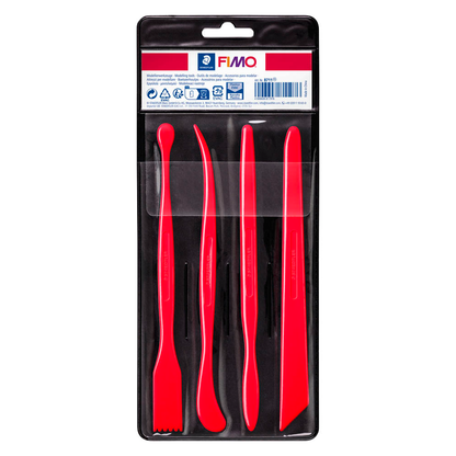 Artikelbild für STAEDTLER Modellierwerkzeug rot 4er Set, 1 Pack, Artikelnummer 116697