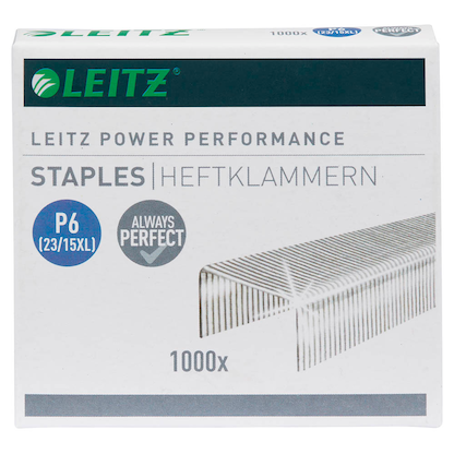 Artikelbild 4 für LEITZ Heftklammern 5579 23/15 XL, 1.000 St., Artikelnummer 648261