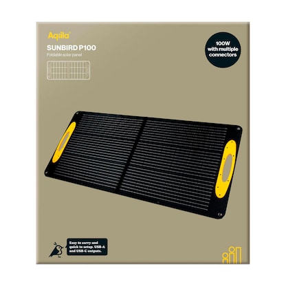 Artikelbild 11 für Aqiila® Sunbird P100 Lade-Solarpanel schwarz, Kabellänge: 3,0 m, 100 W, Artikelnummer 533949