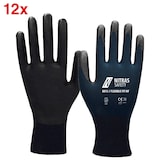 Artikelbild 1 für NITRAS SAFETY unisex Arbeitshandschuhe 8815 Flexible Fit MF blau Größe 6, 12 Paar, Artikelnummer 643979