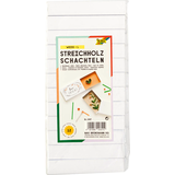 Artikelbild 1 für folia Bastelzubehör Streichholzschachteln L weiß 12 St., Artikelnummer 690277