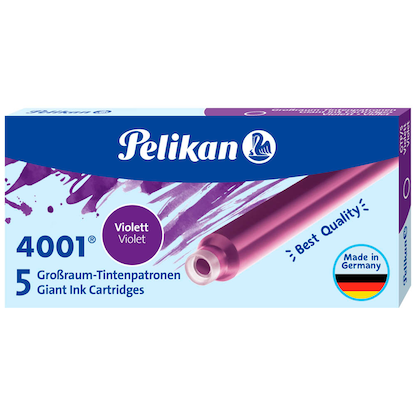 Artikelbild für Pelikan Tintenpatronen für Füller 4001 violett, 5 St., Artikelnummer 699726