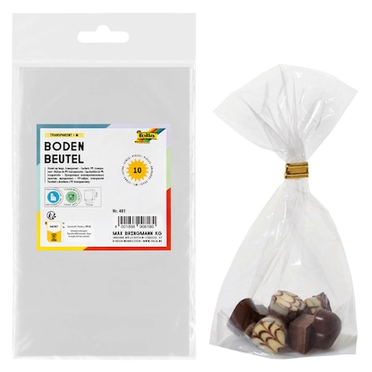 Artikelbild für folia PP-Bodenbeutel M 11,5 x 19,0 cm, 10 St., Artikelnummer 690147