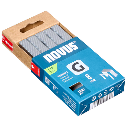 Artikelbild 4 für novus Tackerklammern Flachdraht 11/8, 1.200 St., Artikelnummer 712317