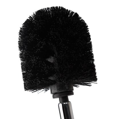 Artikelbild 6 für relaxdays WC-Garnitur silber, schwarz Metall, 1 St., Artikelnummer 361234