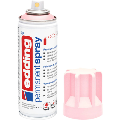 Artikelbild 2 für edding 5200 Acrylspray Sprühfarbe pastellrosa matt, 1 St., Artikelnummer 495172
