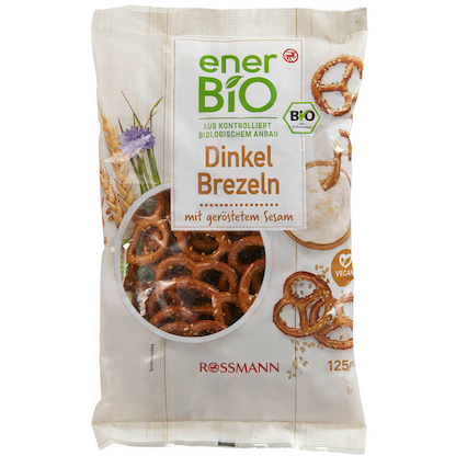 Artikelbild 2 für enerBiO Bio Dinkel Brezeln Gebäck 125,0 g, 1 St., Artikelnummer 511404