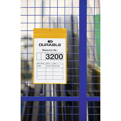 Artikelbild 4 für DURABLE Magnettaschen gelb A4, 10 St., Artikelnummer 784961