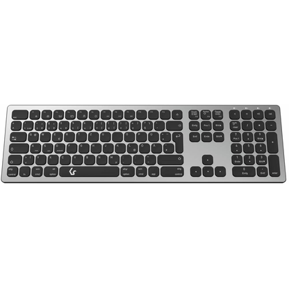 Artikelbild für RaidSonic ICY BOX® KSK-8023BTRF Tastatur kabellos silber, Artikelnummer 105367