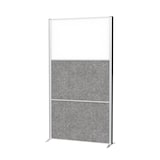 Artikelbild 1 für MAUL Akustik-Trennwand MAULconnecto 9603095, dunkelgrau, weiß 100,0 x 182,0 cm, 1 St., Artikelnummer 156689