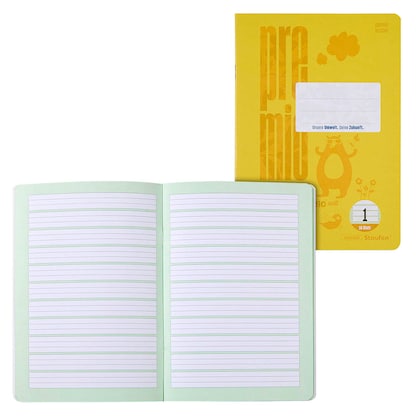 Artikelbild für Staufen® Schulheft Premio Lineatur 1 liniert DIN A5 mit Rand, 16 Blatt, 1 St., Artikelnummer 453169