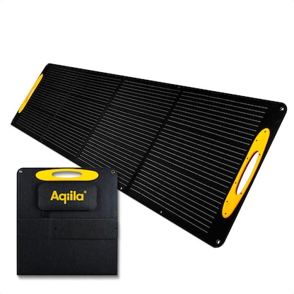 Artikelbild für Aqiila® Sunbird P100 Lade-Solarpanel schwarz, Kabellänge: 3,0 m, 100 W, Artikelnummer 533949