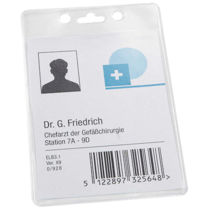 Artikelbild für EICHNER Ausweishüllen transparent A7 hoch, 200 St., Artikelnummer 703779