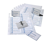 Artikelbild 1 für DURABLE Namensschilder mit Kombiklemme 9,0 x 5,4 cm, 20 St., Artikelnummer 355990