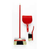 Artikelbild 1 für klein Kinder-Putzset 6330 rot, Artikelnummer 604112