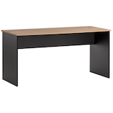 Artikelbild 1 für MÖBELPARTNER Aino Schreibtisch artisan-eiche, schwarz rechteckig, Wangen-Gestell schwarz 150,0 x 65,0 cm, Artikelnummer 172329