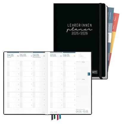 Artikelbild für Häfft® Verlag Lehrerkalender August 2025 - Juli 2026 schwarz, 1 St., Artikelnummer 590806