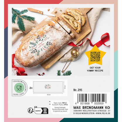 Artikelbild 5 für folia Stollenschläuche Text 64,0 x 25,0 cm, 2 St., Artikelnummer 965071