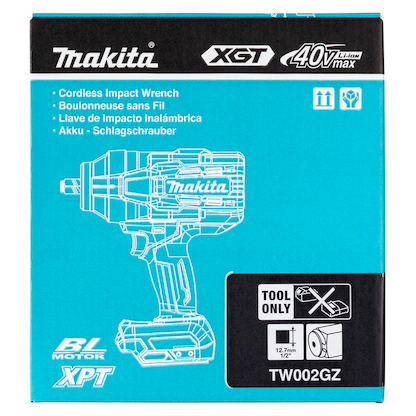 Artikelbild 13 für makita TW002GZ Akku-Schlagschrauber 40,0 V max., ohne Akku, Artikelnummer 710927