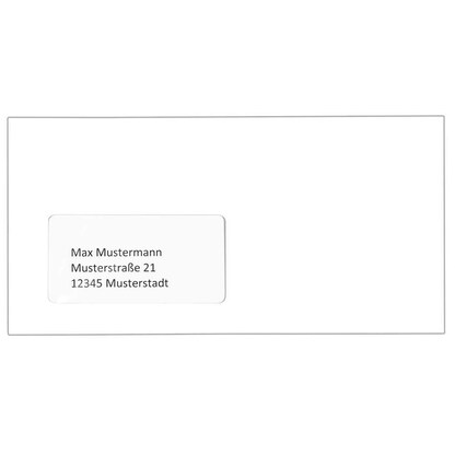 Artikelbild 2 für MAILmedia Briefumschläge DIN lang mit Fenster weiß selbstklebend 1.000 St., Artikelnummer 251660